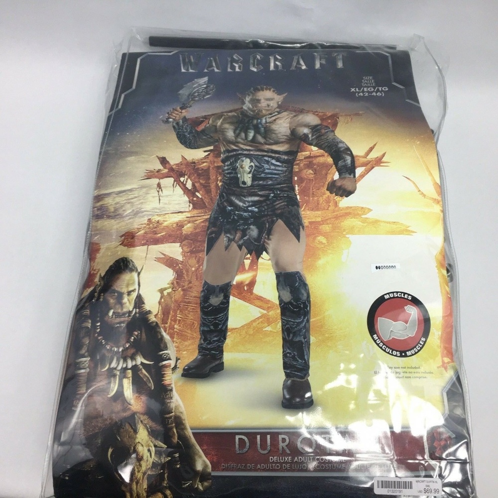 World of Warcraft Halloween Costume Men’s XL Durotan WOW NEW